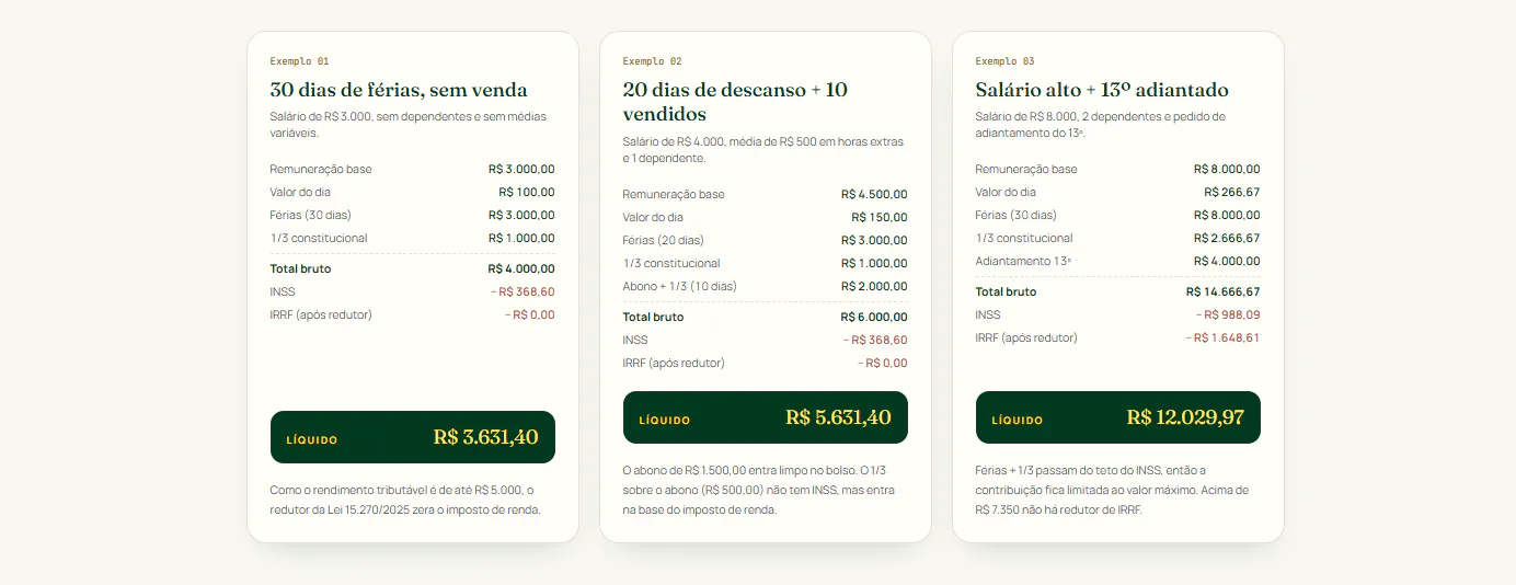 Calculadora de Férias gallery image