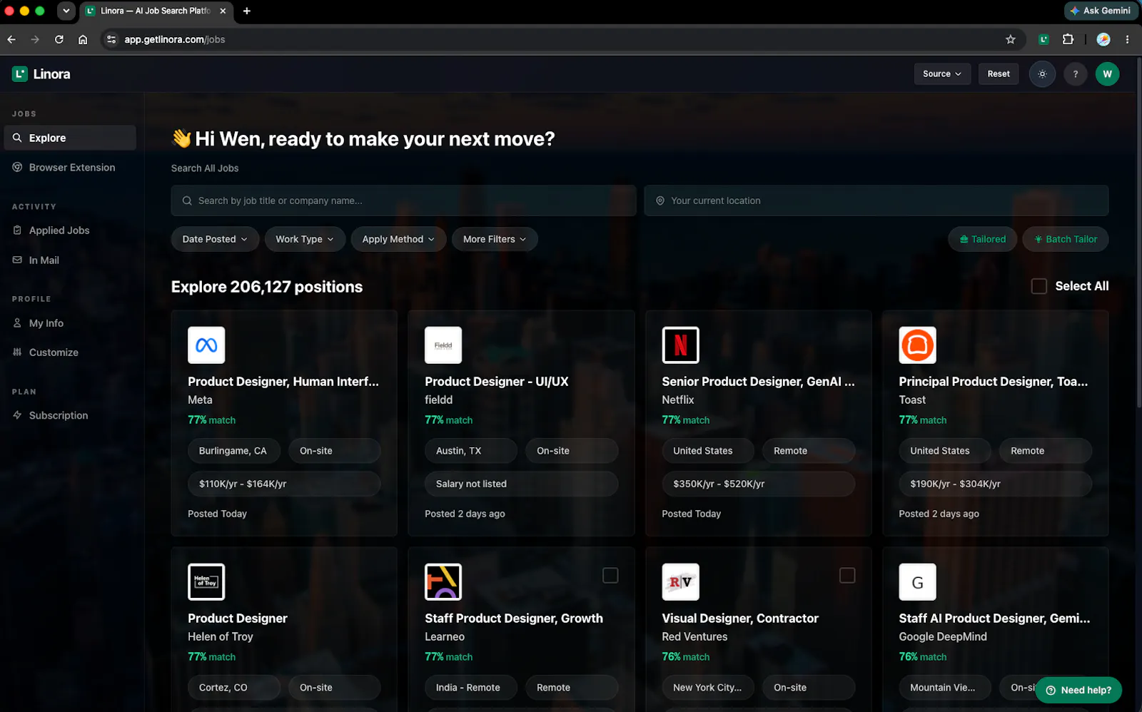 Linora screenshot 3