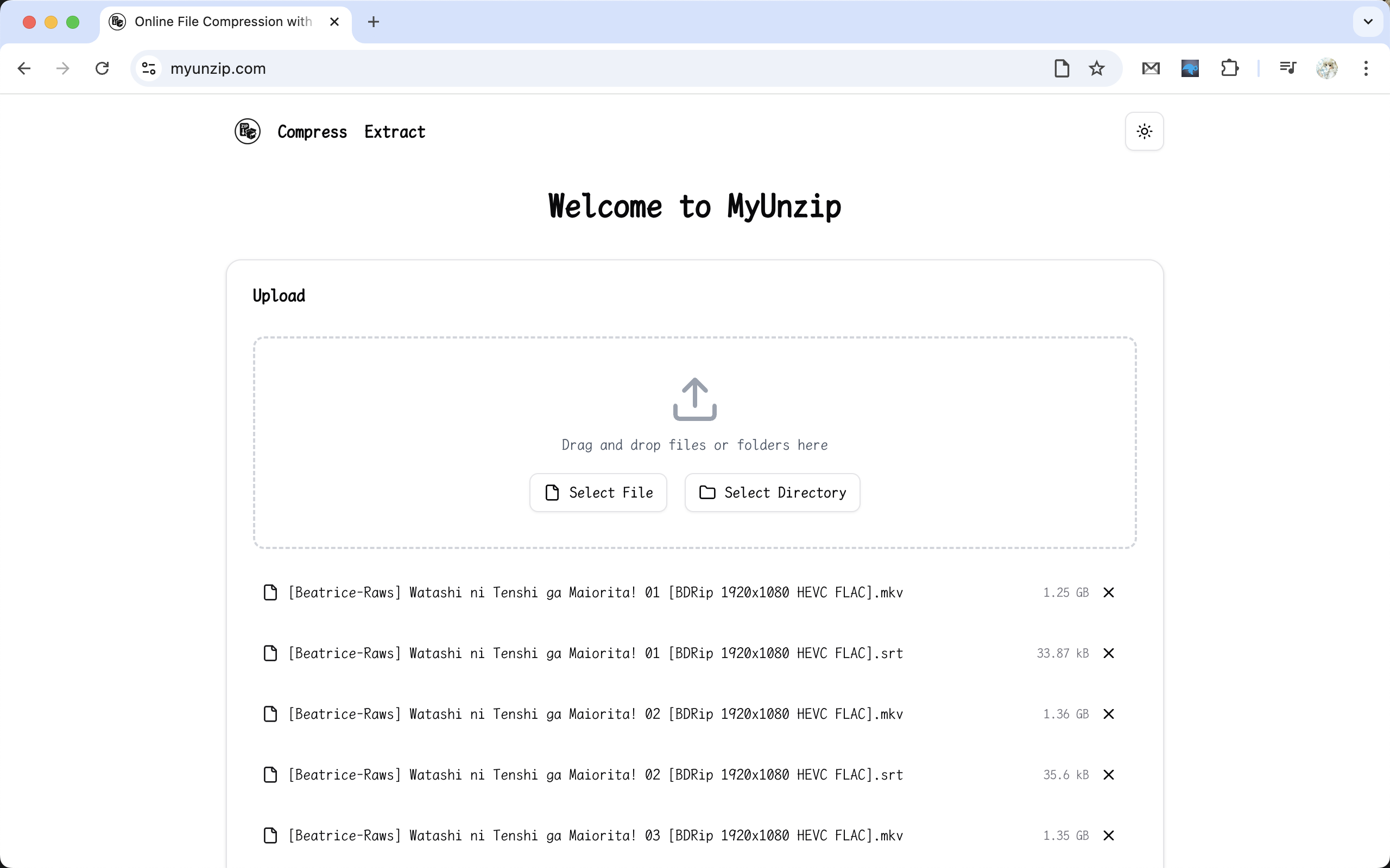 Myunzip - Инструмент ZIP без ограничения: сохраняет папки, любой размер файла медиа 3