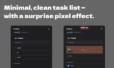 PixDone – ToDo App with pixel Effects gallery image