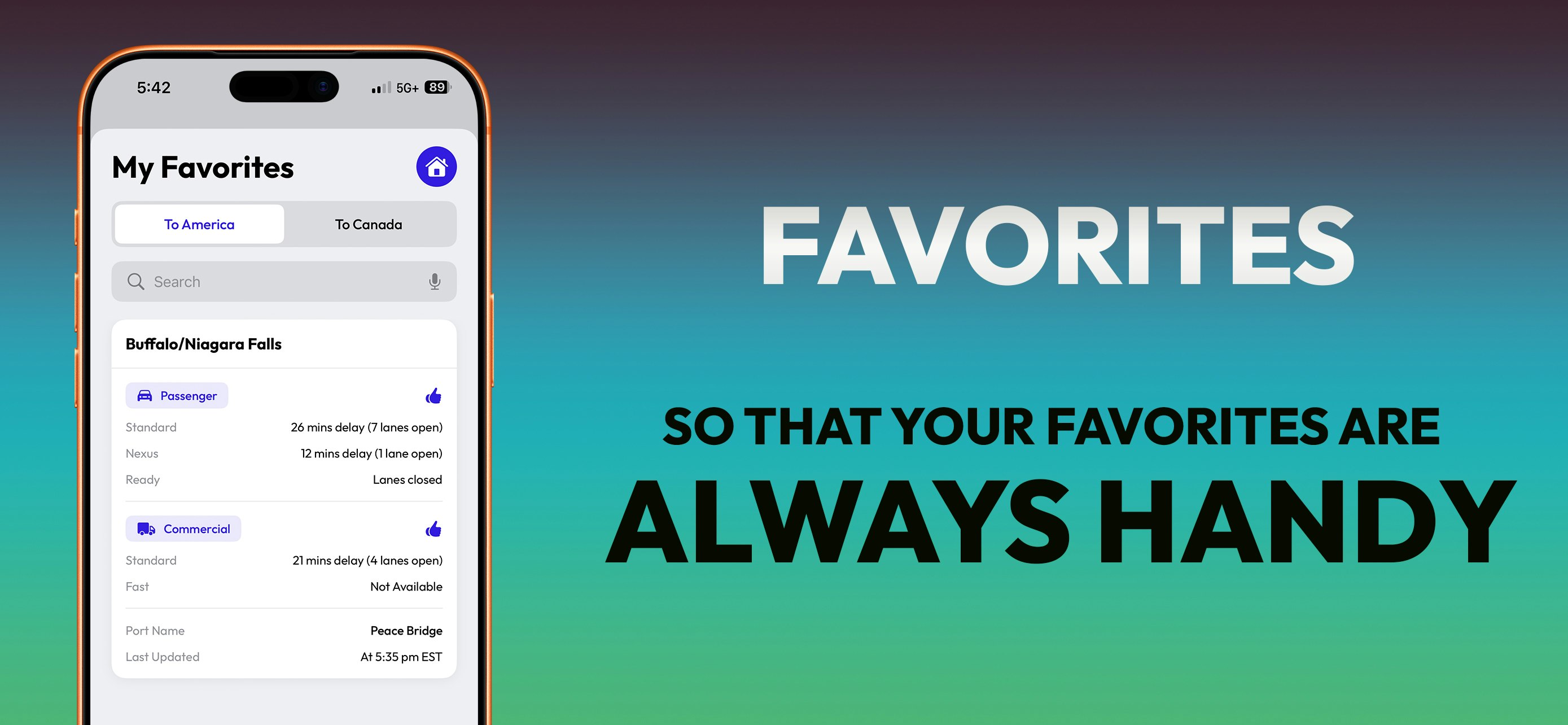 Border Wait - Screenshot 5 showing product features and functionality
