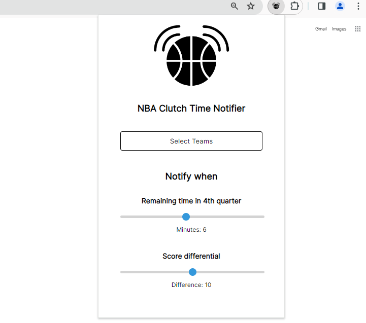 Время сцепления NBA уведомление media 1