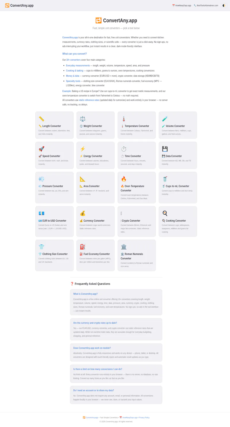 ConvertAny.app screenshot 1