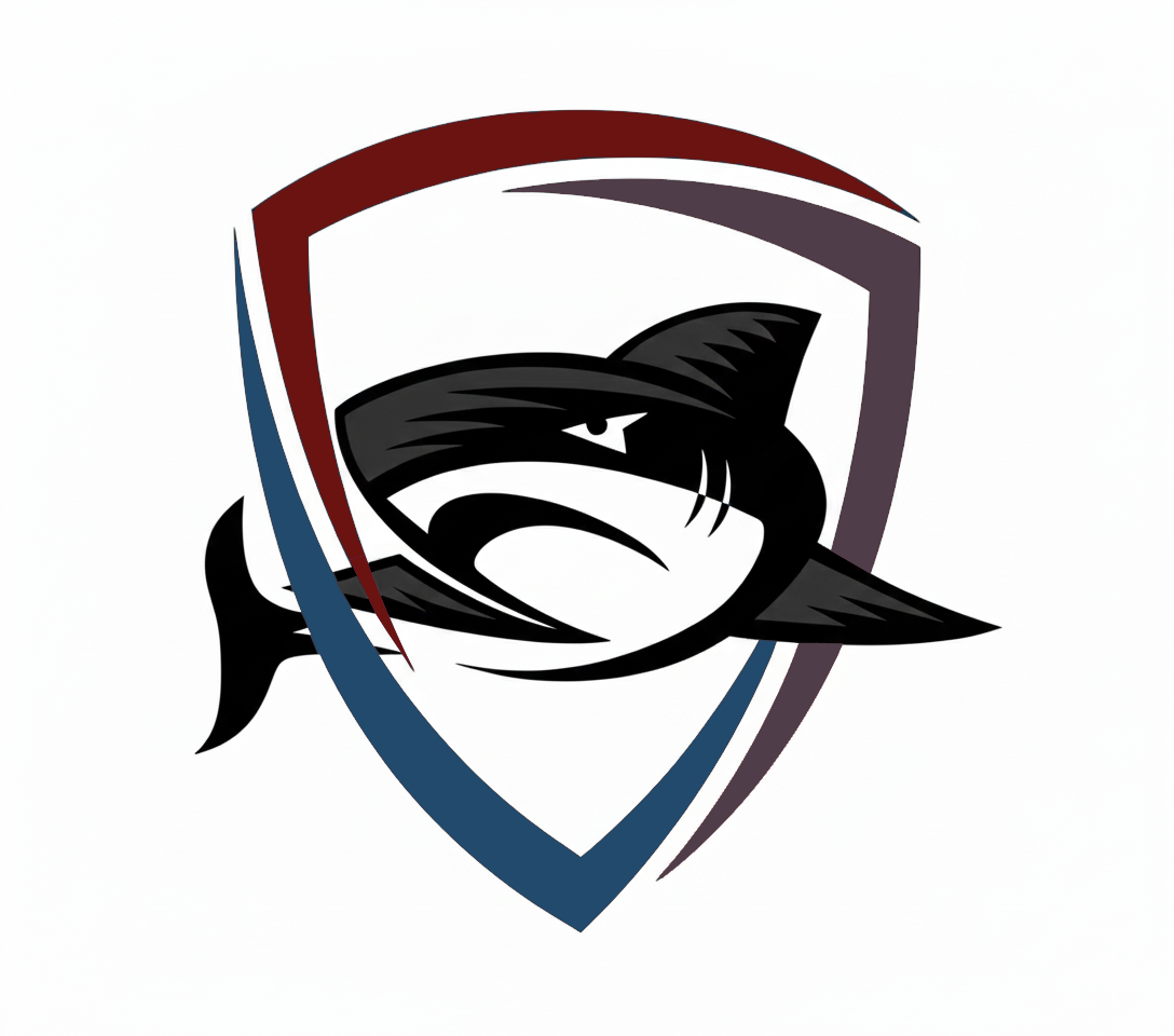 Offshark - Product Hunt launch logo and brand identity