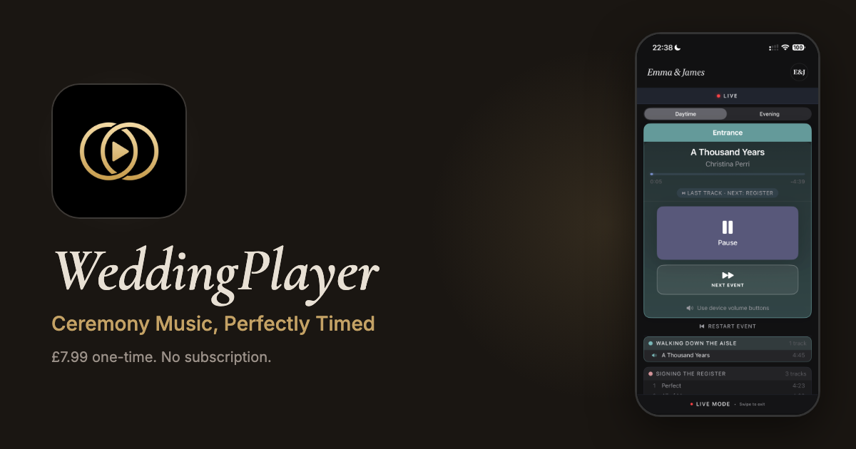 WeddingPlayer gallery image