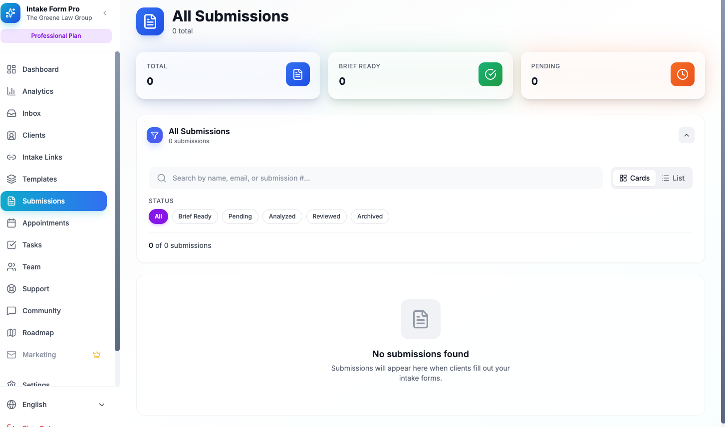 Intake Form Pro - Screenshot 3 showing product features and functionality