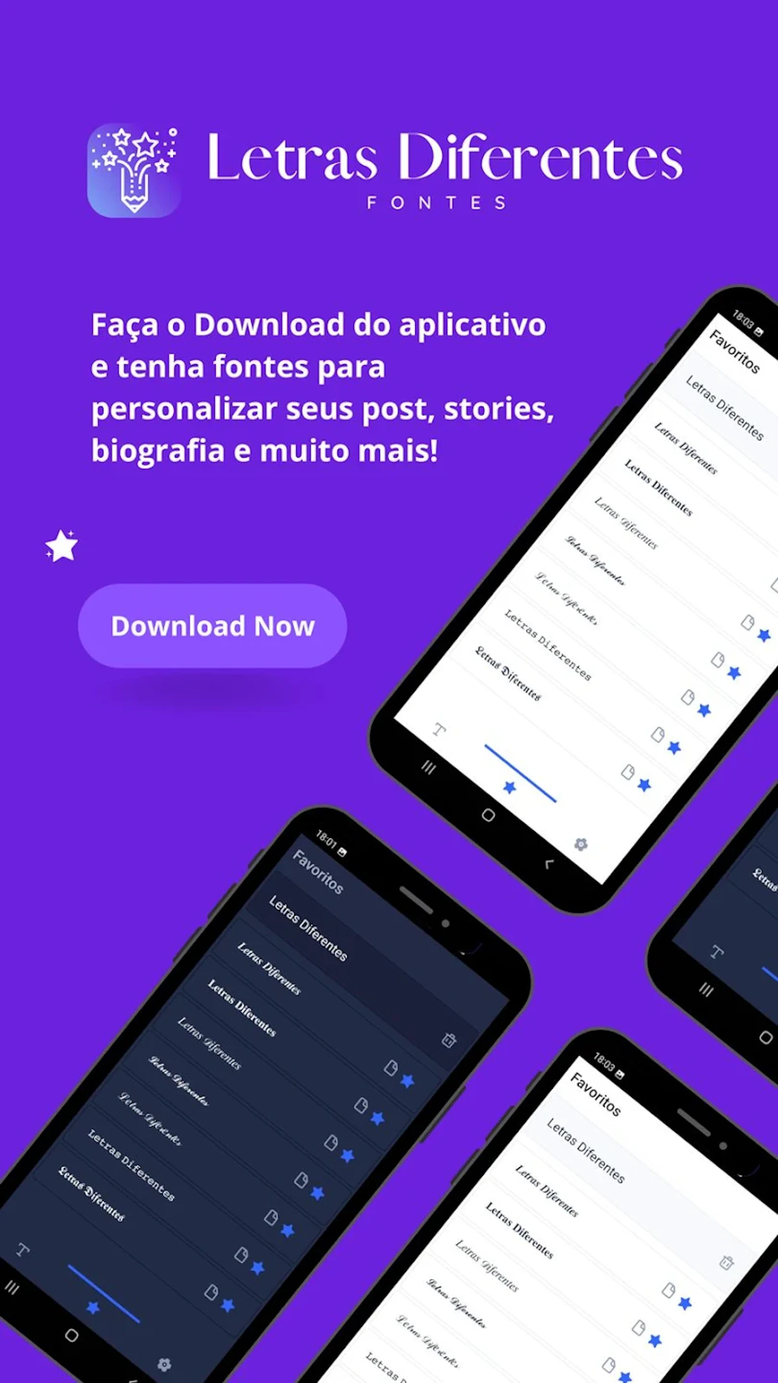 Letrasdiferentesfontes.com screenshot 3