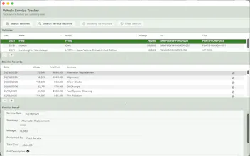 Vehicle Service Tracker gallery image