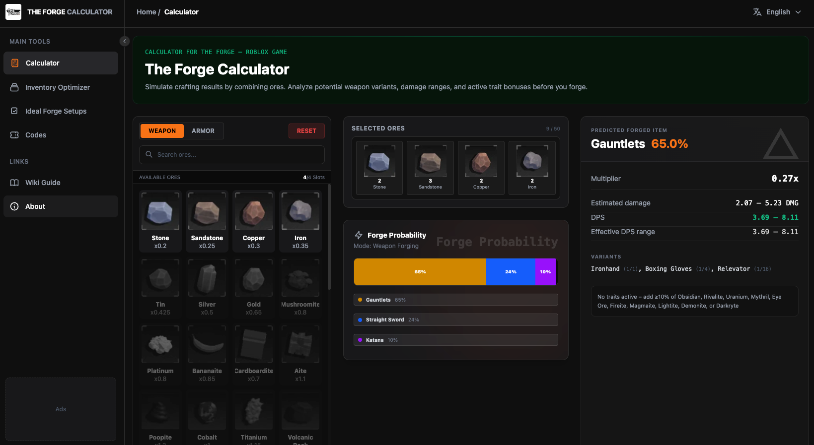 THE FORGE Calculator gallery image