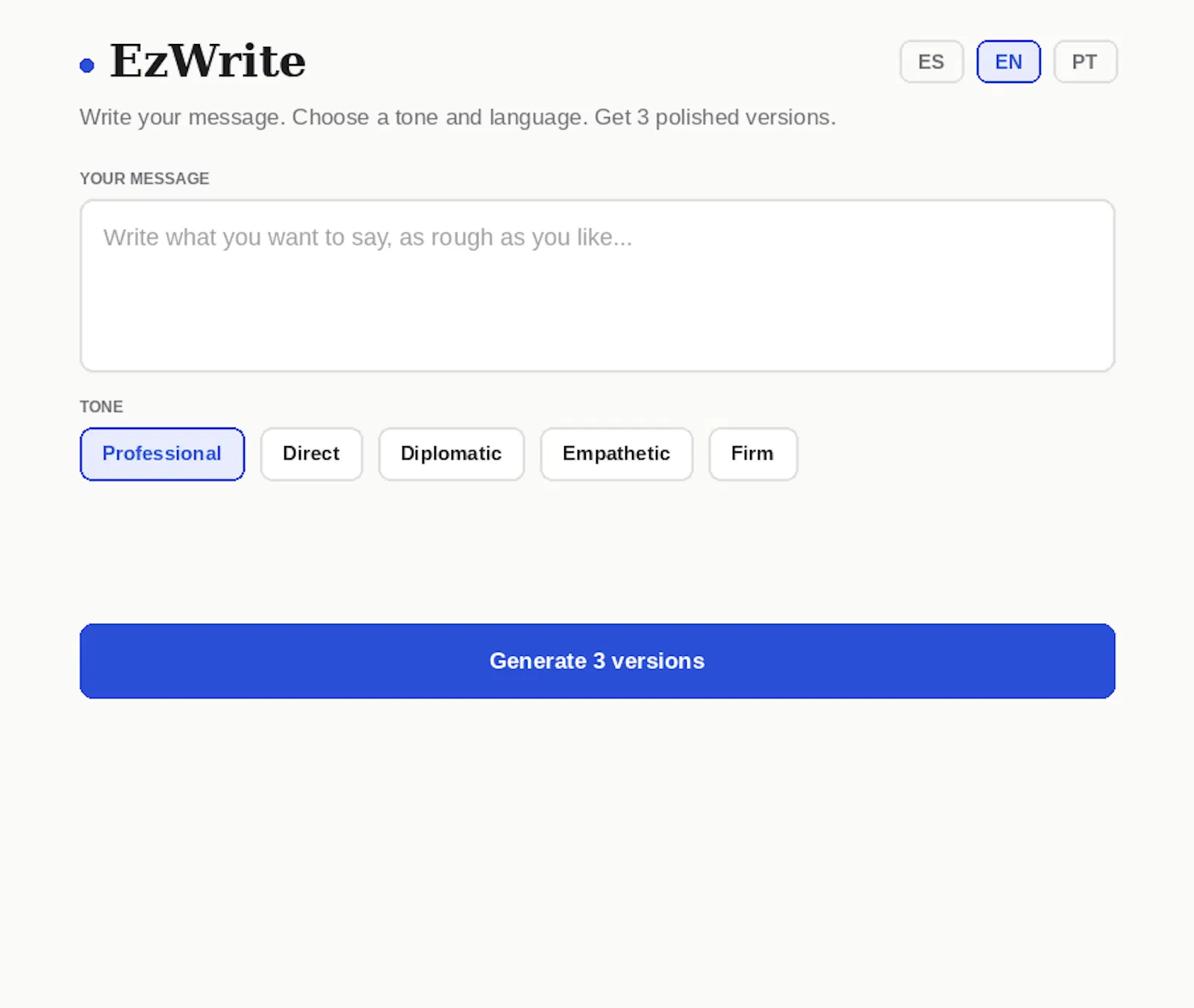 EzWrite screenshot 1