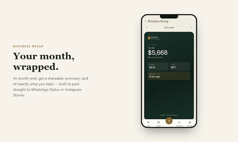 RozProfit — know what you kept, today screenshot 4
