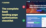 SaaS landing page optimization checklist image
