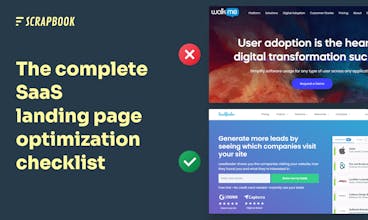 SaaS landing page optimization checklist gallery image