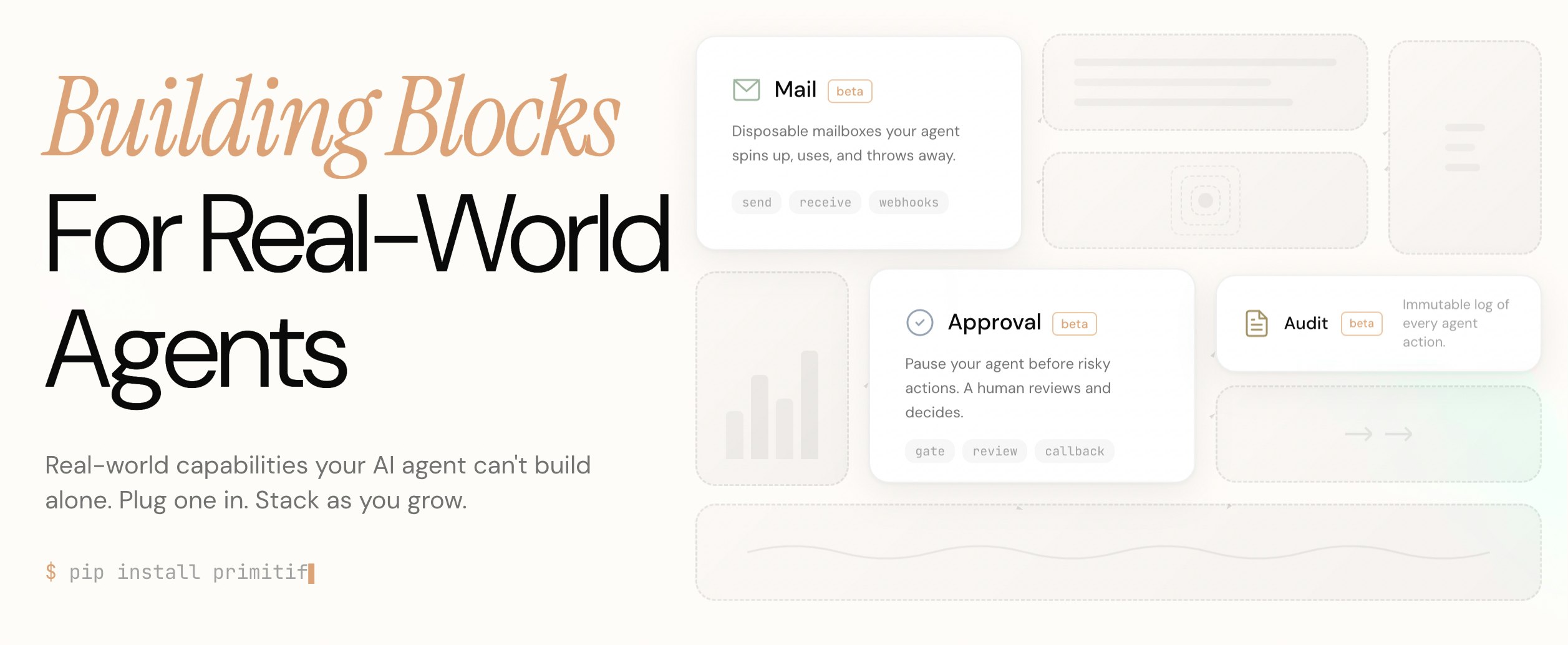 Primitif: Mail & Approval for AI Agents gallery image