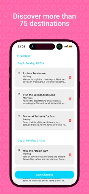 Trippin: AI Trip Planner App - Screenshot 5 preview