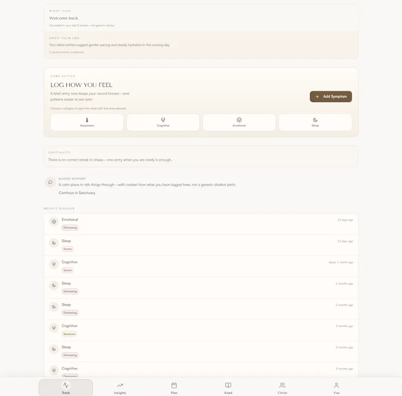 MenoTime screenshot 1