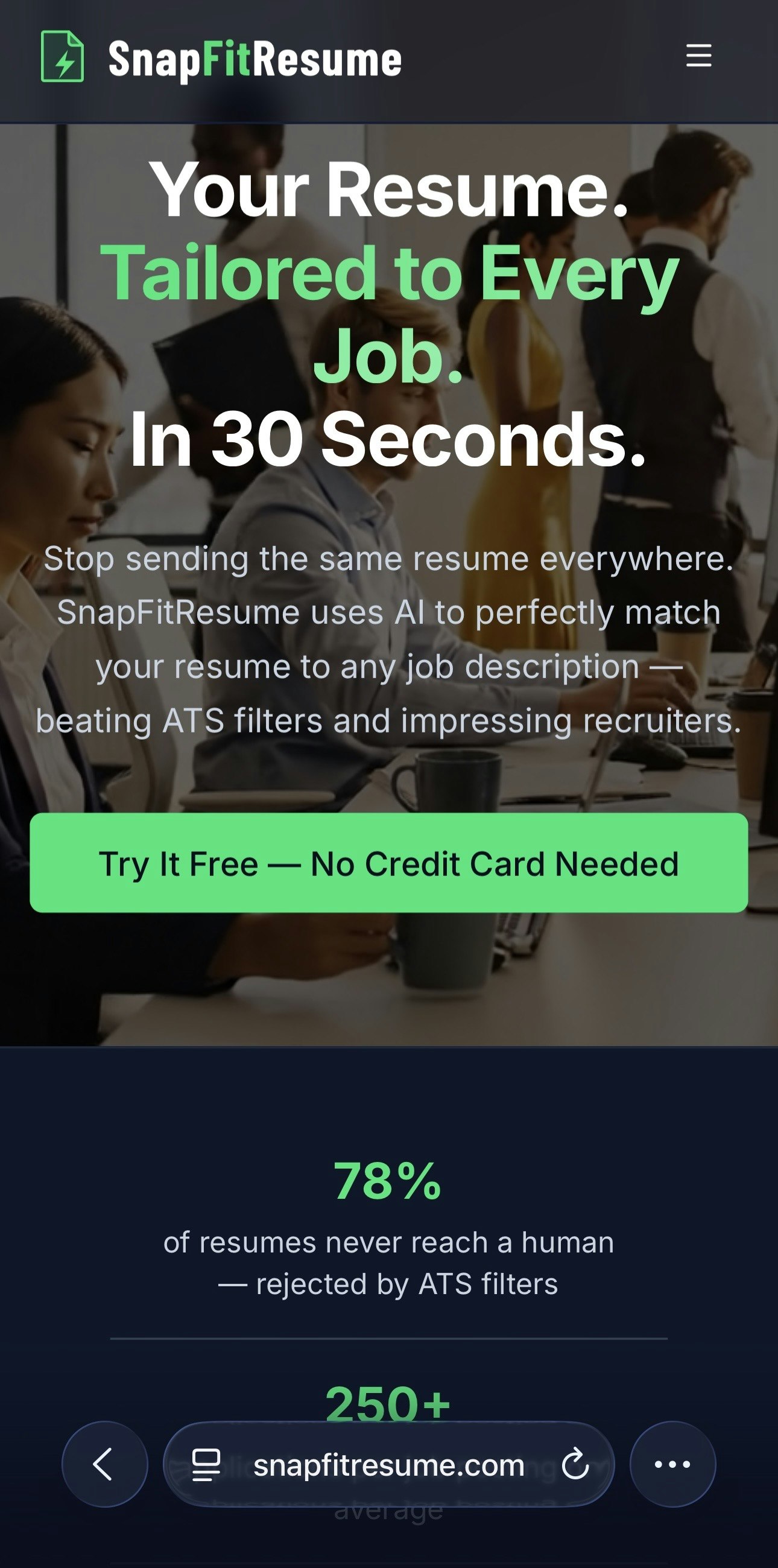 SnapFitResume gallery image