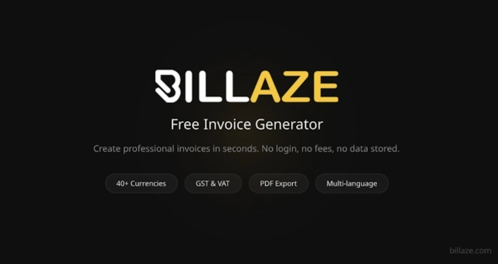 Billaze screenshot 1