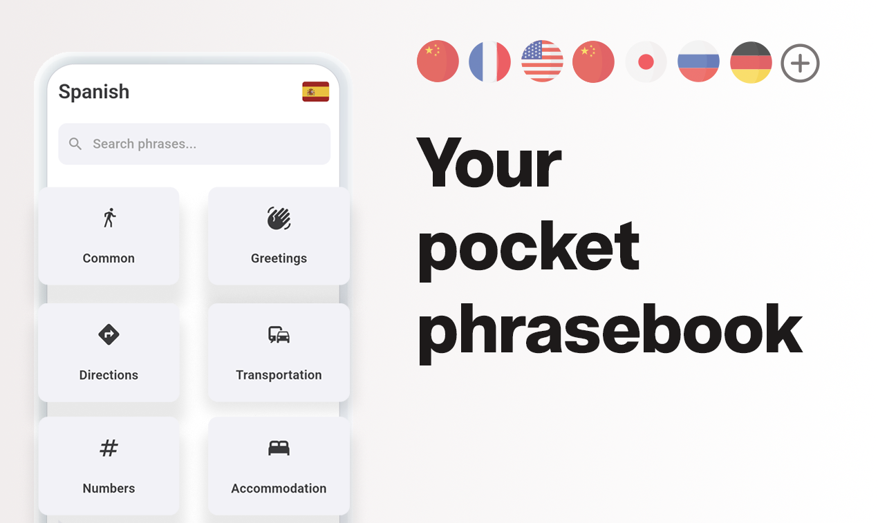 startuptile Phrase Log-Multilingual phrases app with audio & pronunciation