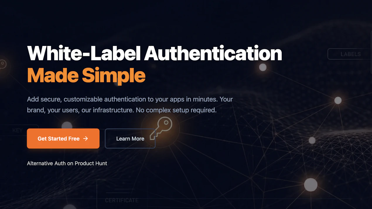 Alternative Auth product