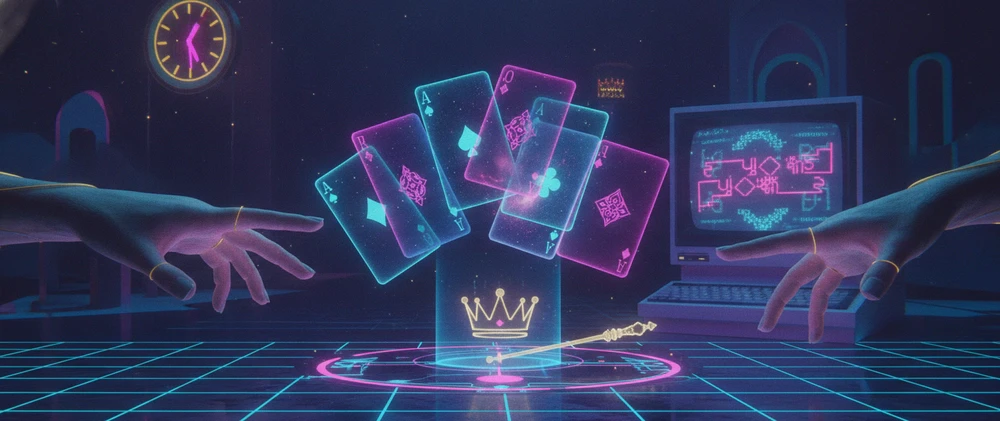 HOKM Persian card game logo