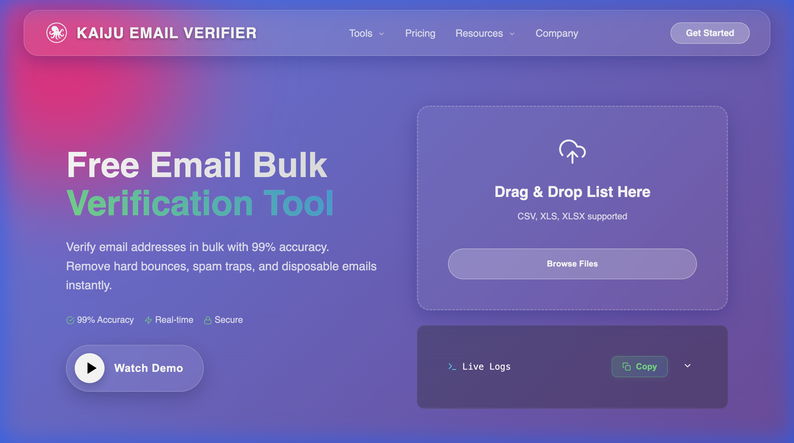 Kaiju Email Verifier gallery image