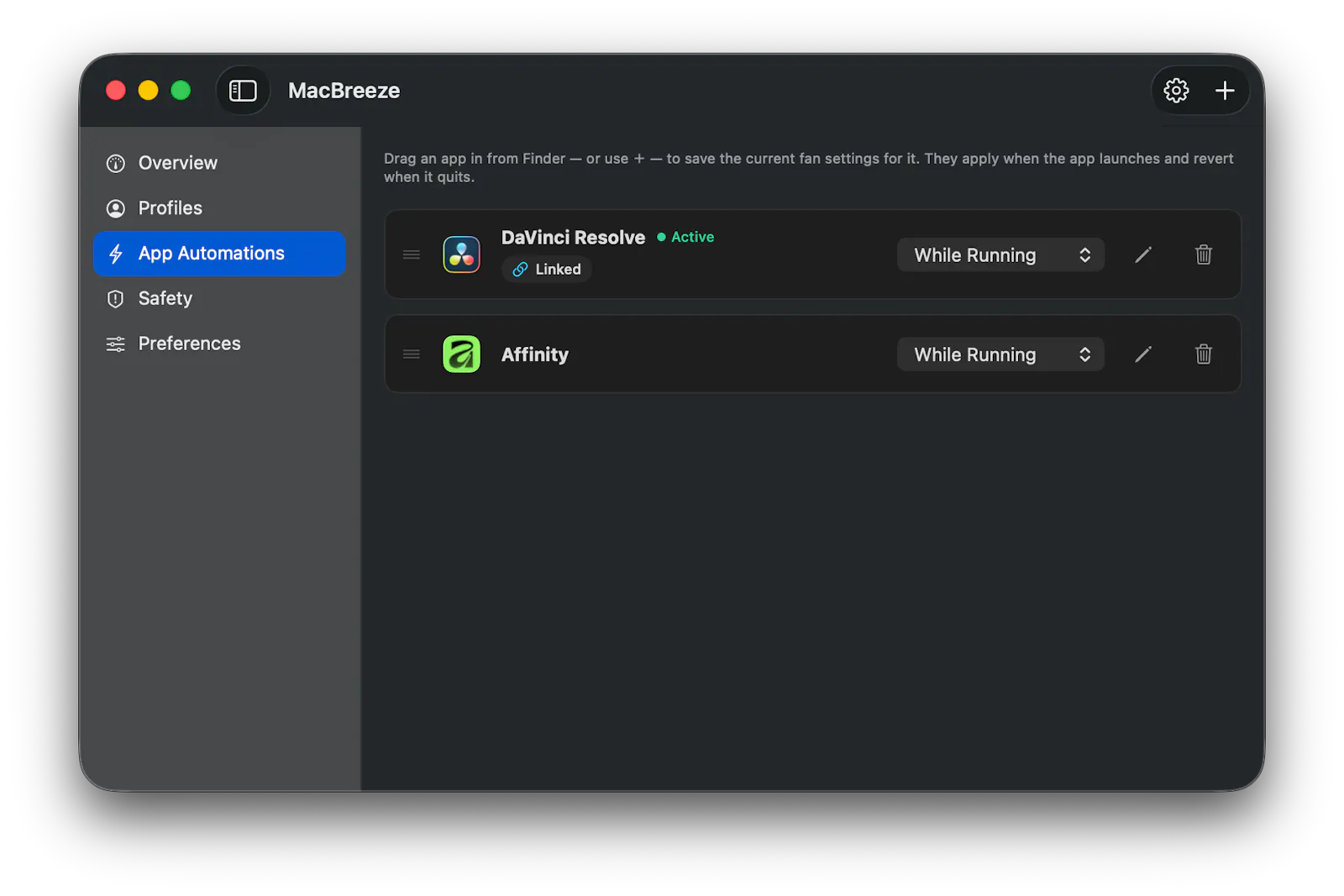 MacBreeze screenshot 4
