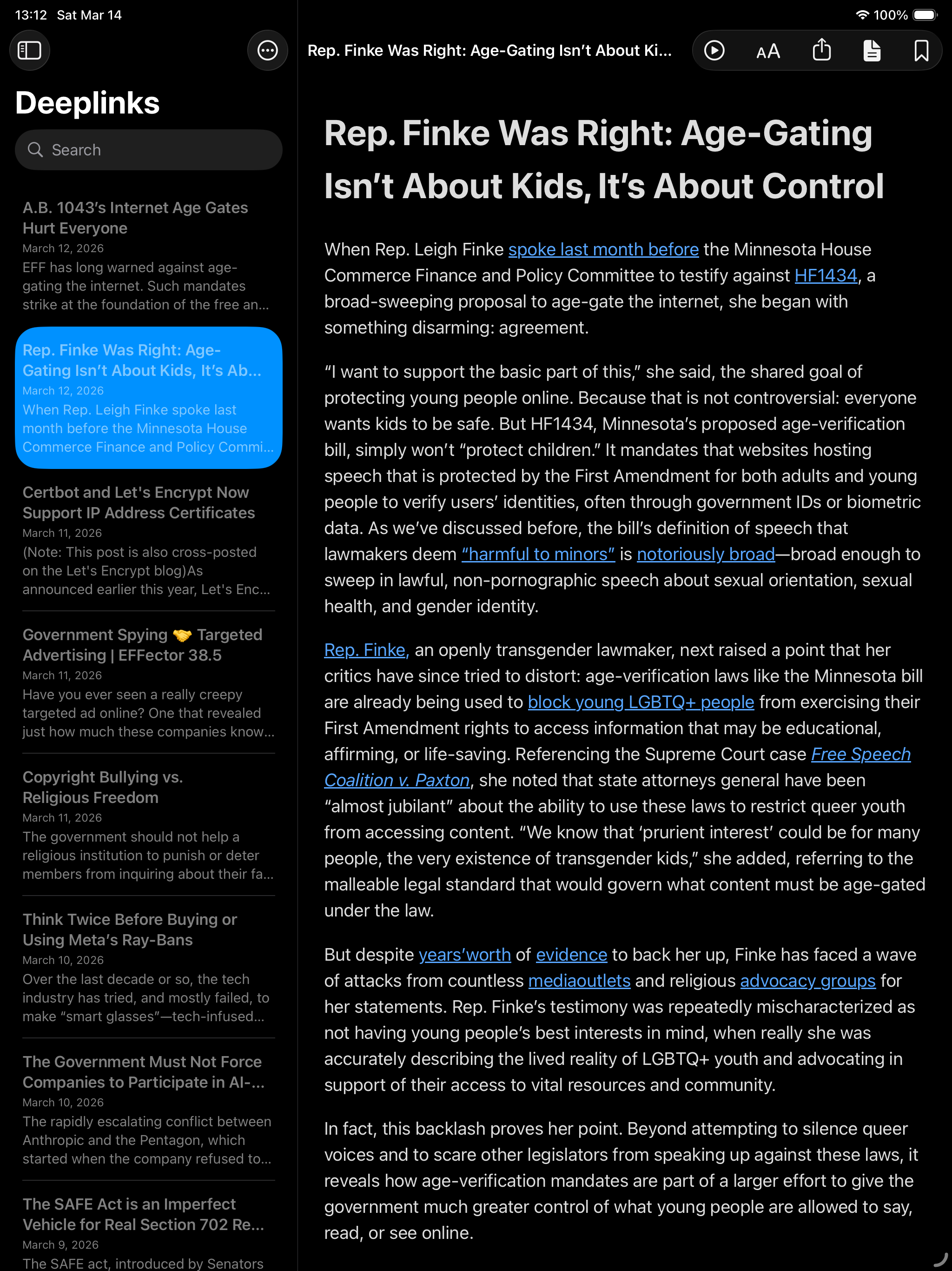 SwiftWire - RSS Reader gallery image