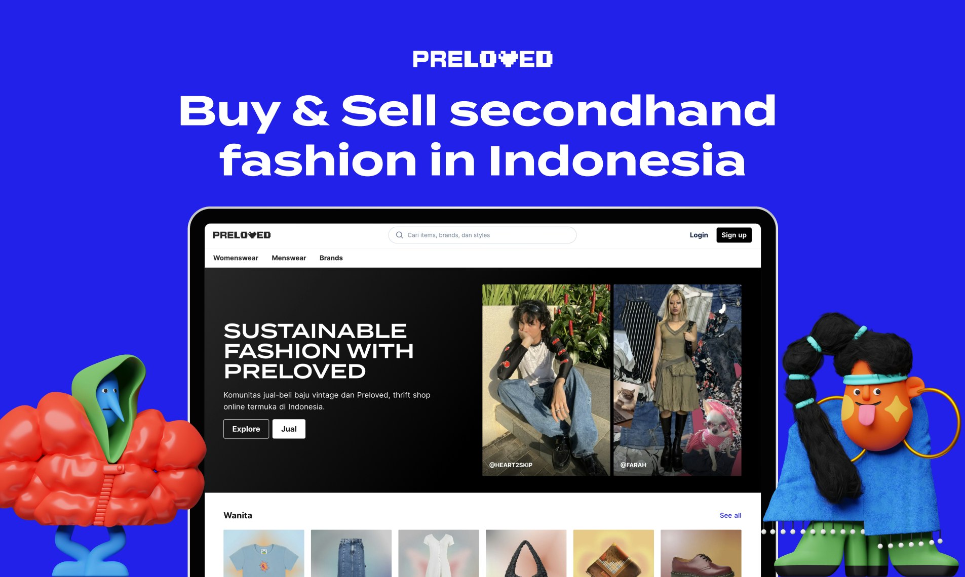 Aufgebraucht - Kaufen und verkaufen Sie Secondhand Fashion in Indonesien Medien 1