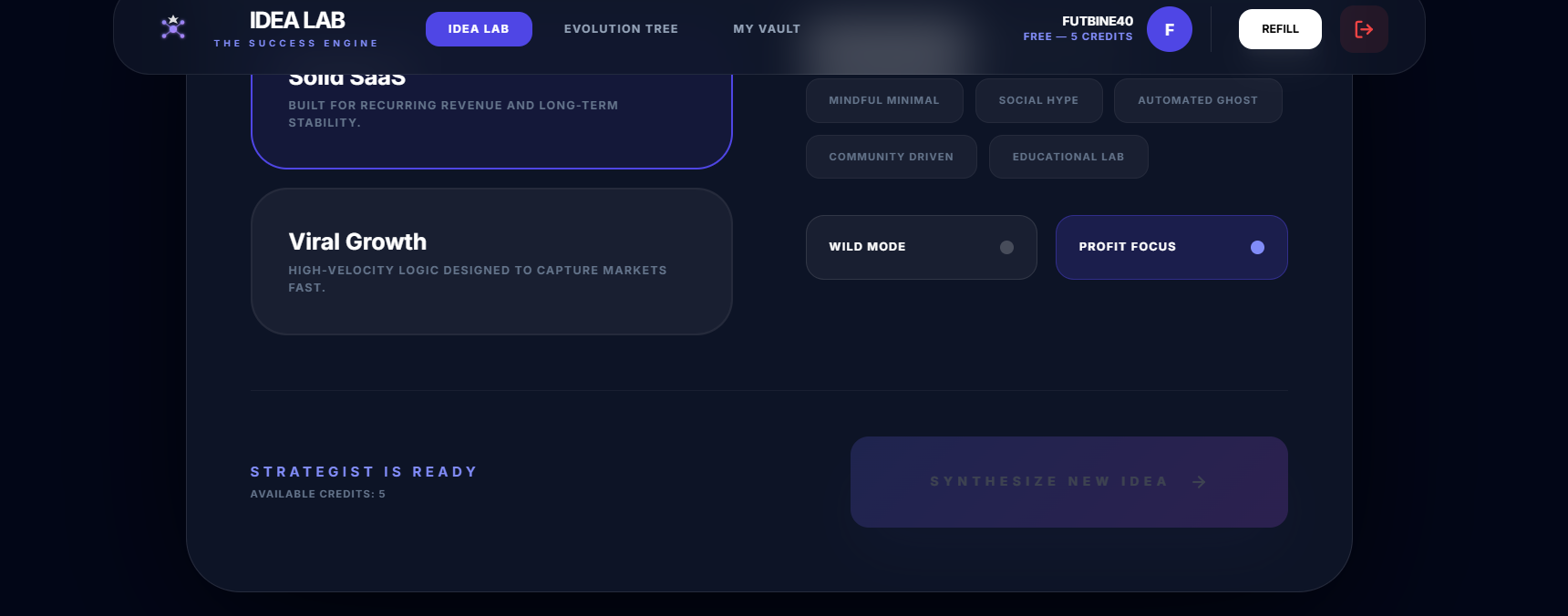 Idea Lab AI AI-powered App Blueprint Gen gallery image