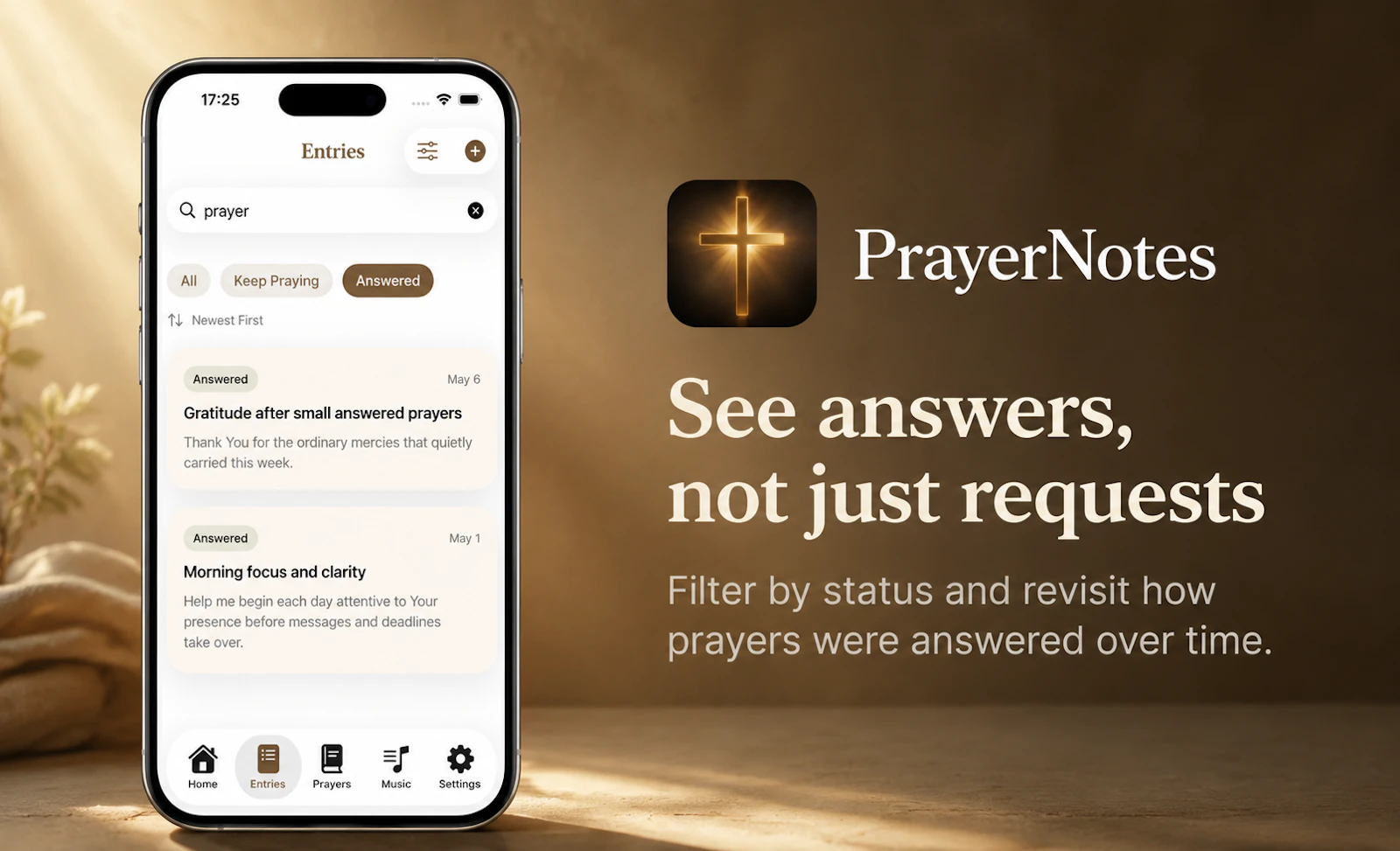 PrayerNotes screenshot 2