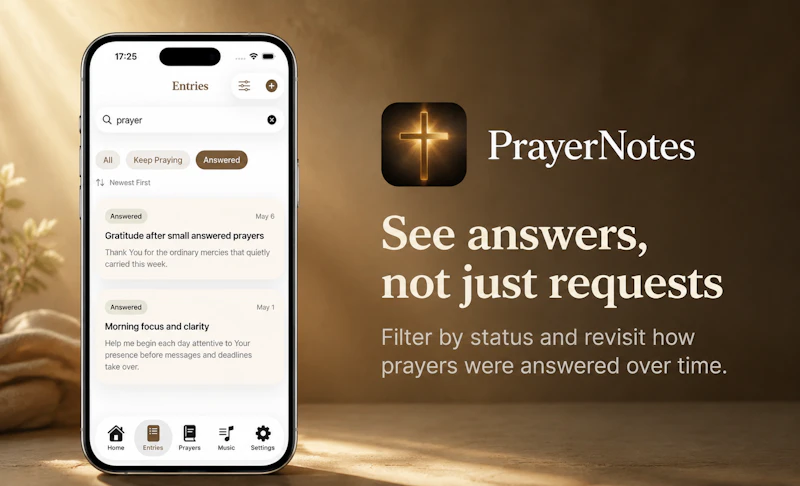 PrayerNotes screenshot 2