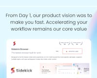 Sidekick Browser media 3
