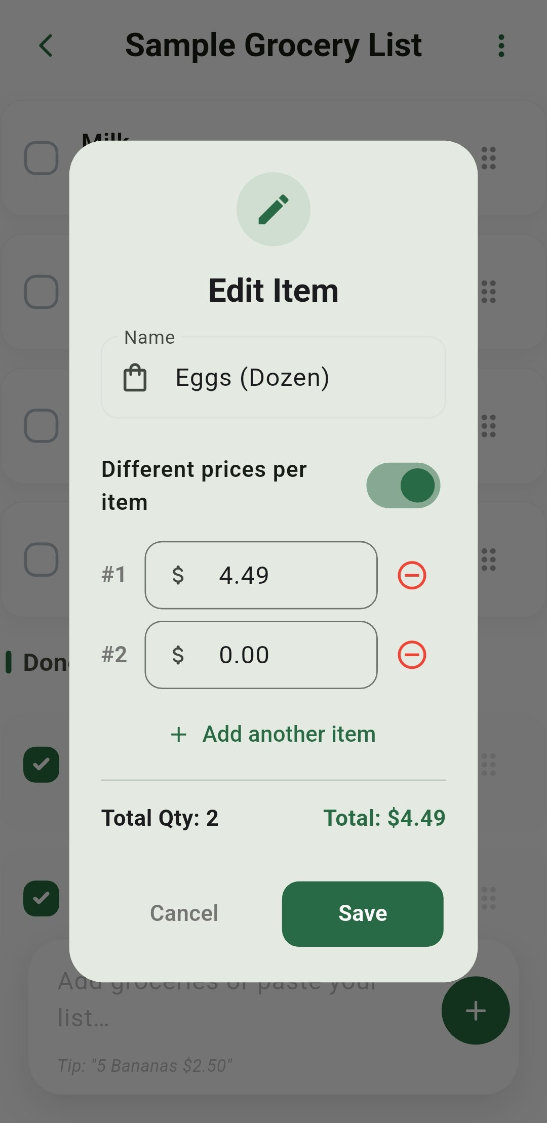 TallyCart – Simple Grocery Calculator gallery image