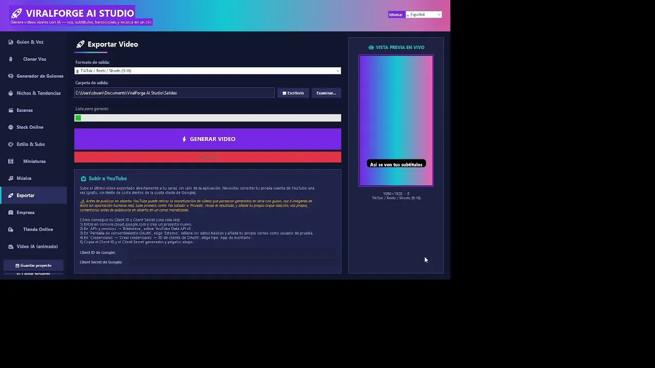 ViralForge AI Studio gallery image
