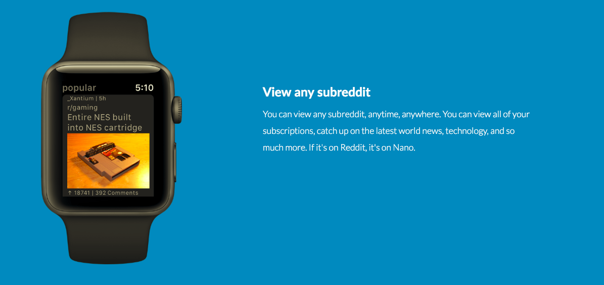 reddit apple watch