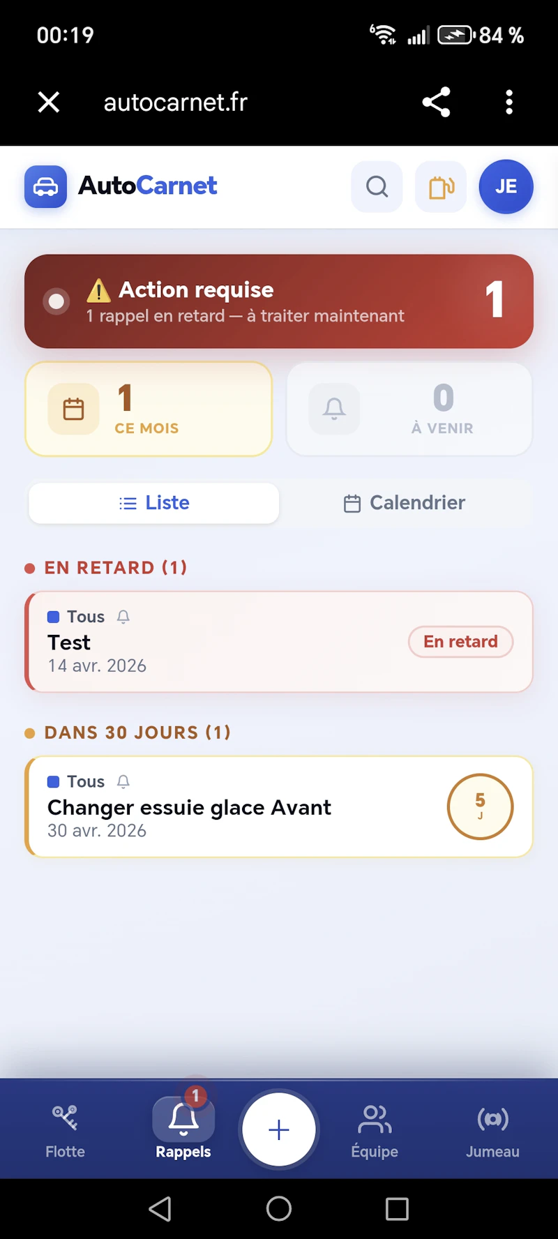 AutoCarnet screenshot 2