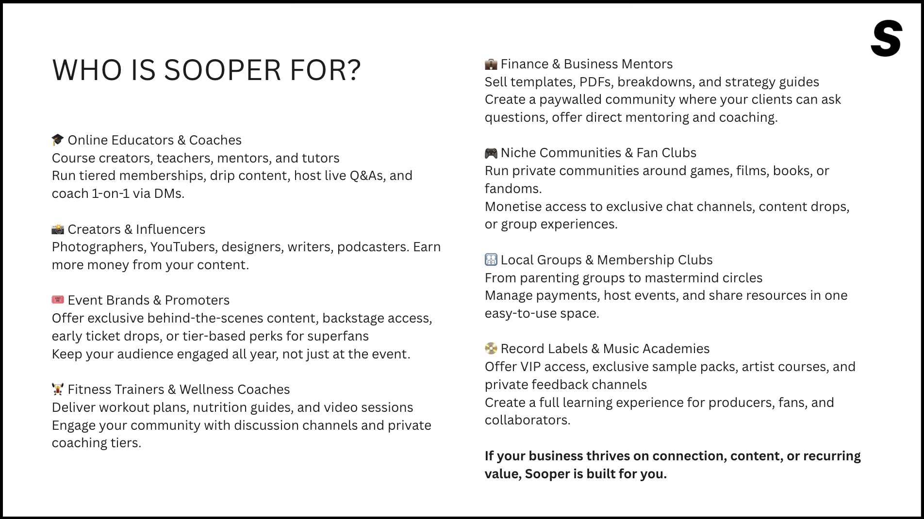SOOPER gallery image