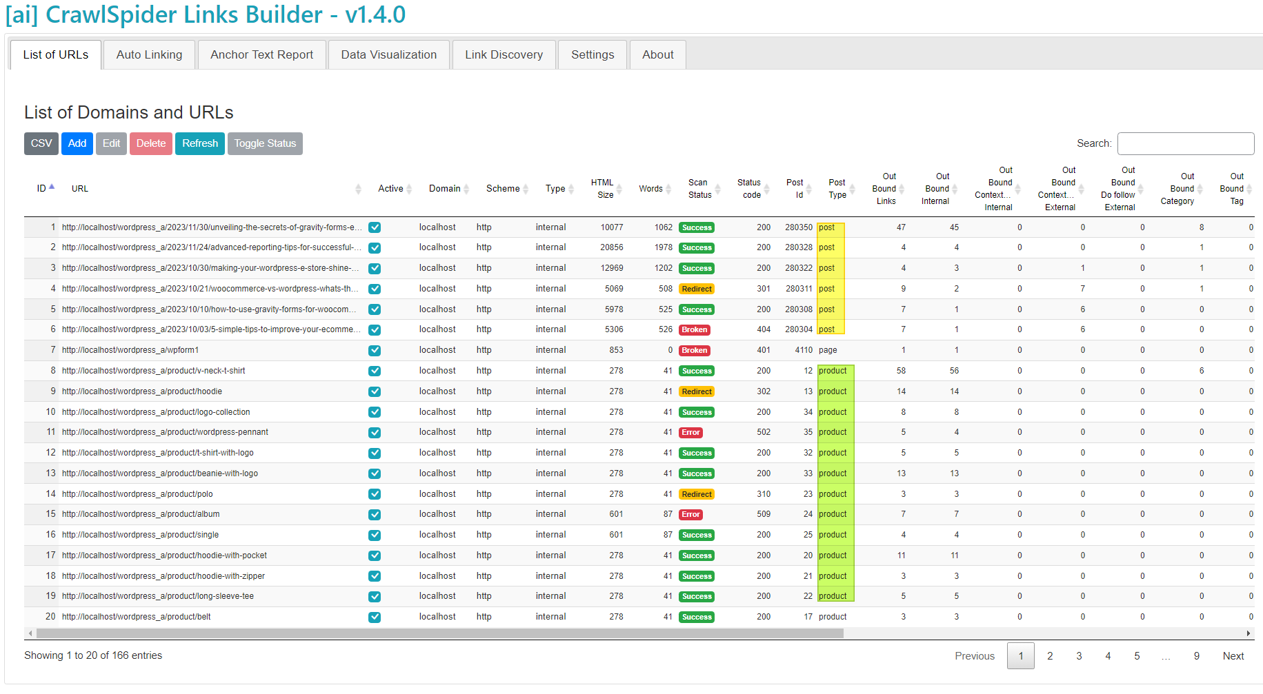 [ai] CrawlSpider Internal Link Builder gallery image