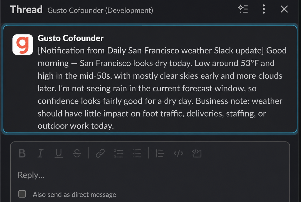 Gusto Cofounder gallery image