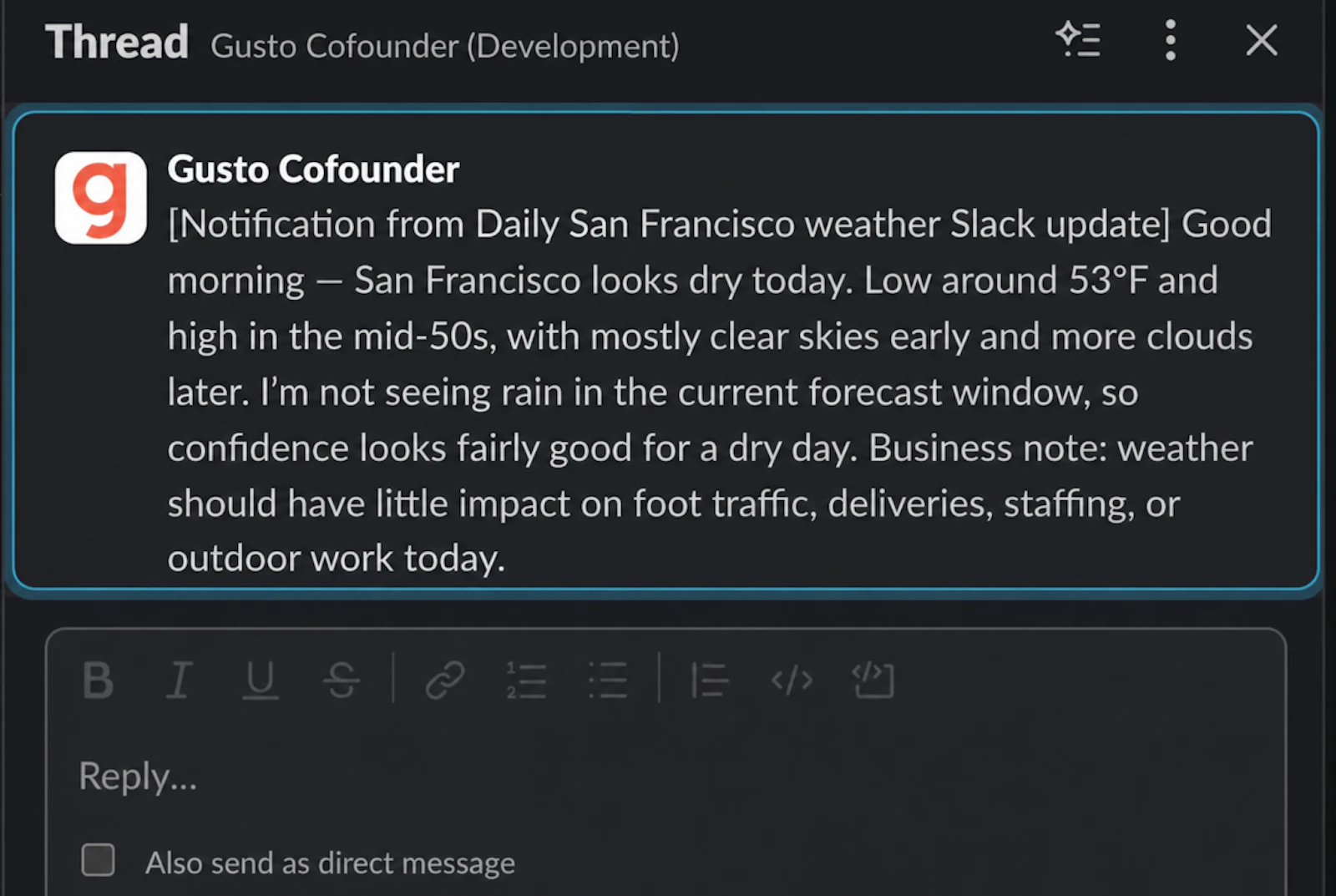 Gusto Cofounder screenshot 6