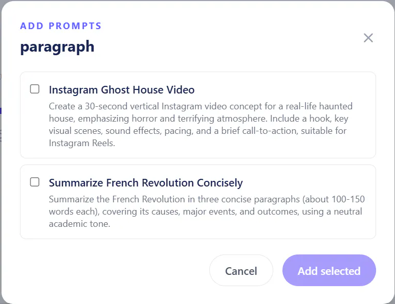 PromptStudio gallery image
