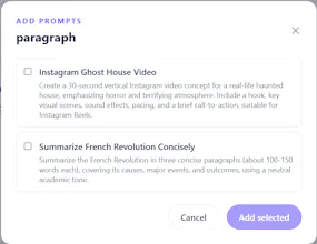 PromptStudio gallery image