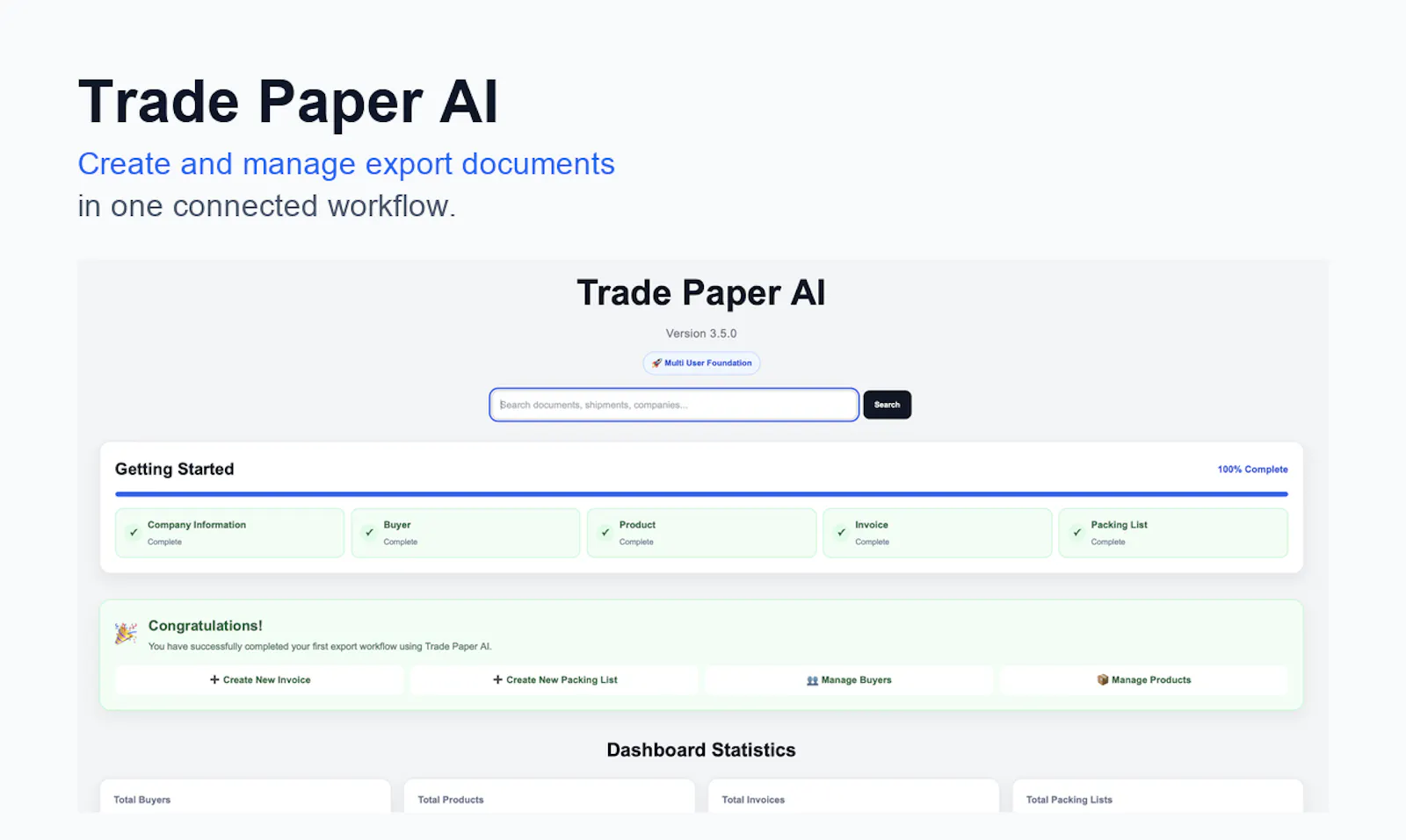 Trade Paper AI screenshot 1