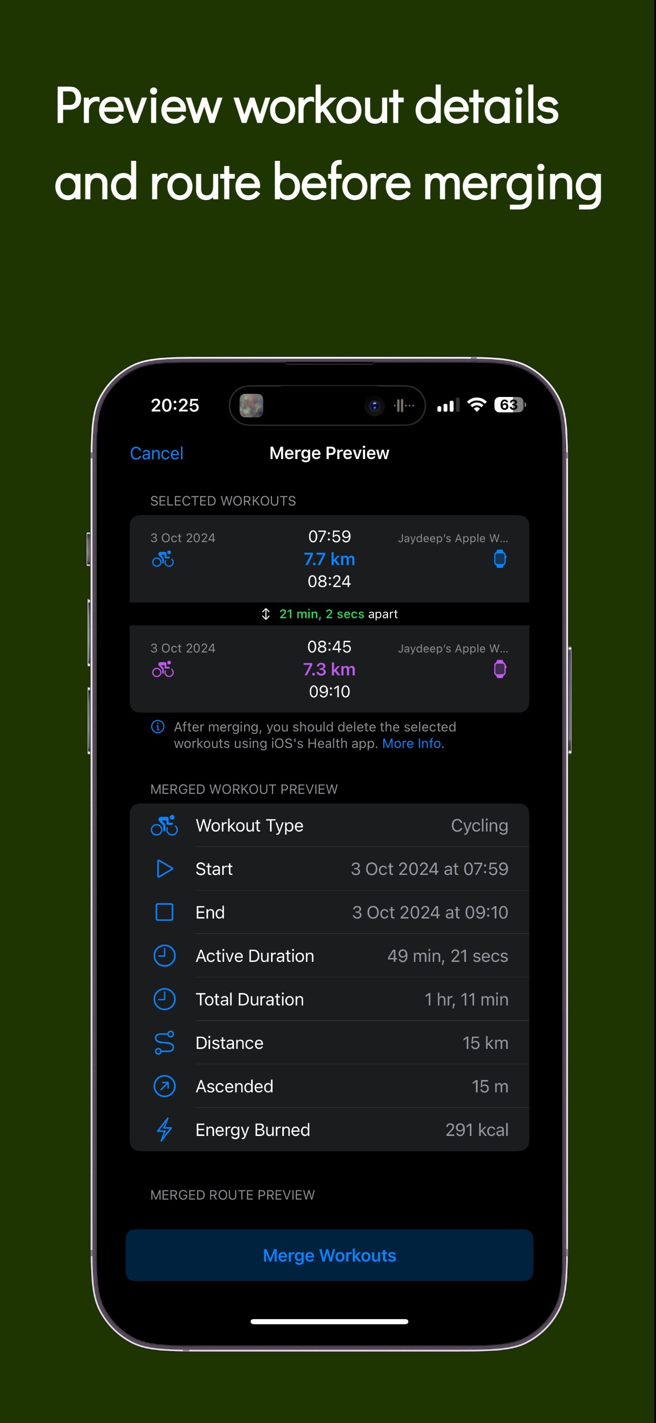 MergeFit for iOS gallery image
