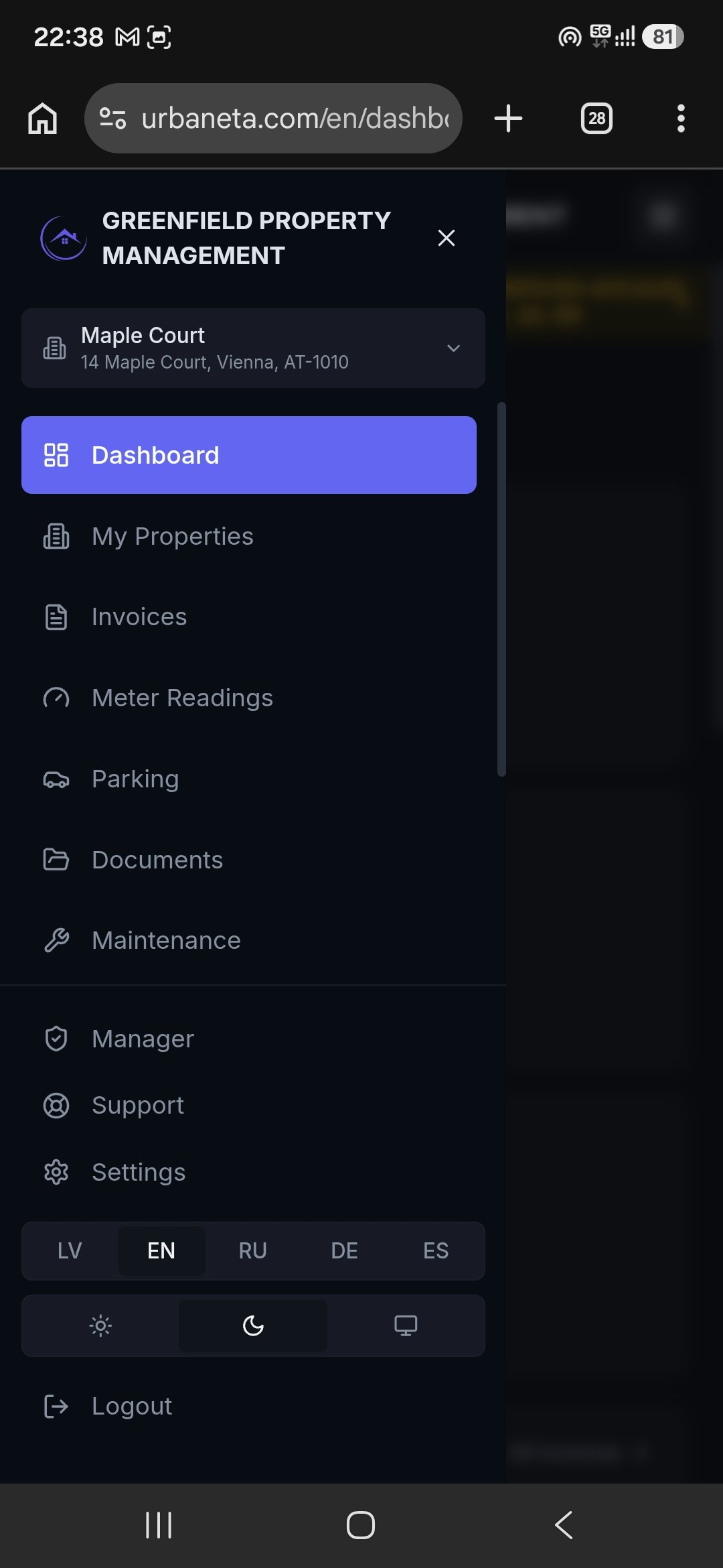 Urbaneta — Property Management Platform gallery image
