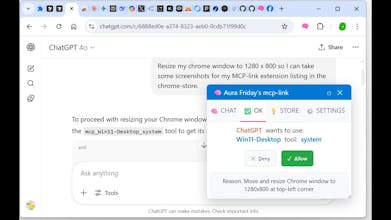 Aura Friday's MCP-Link server gallery image