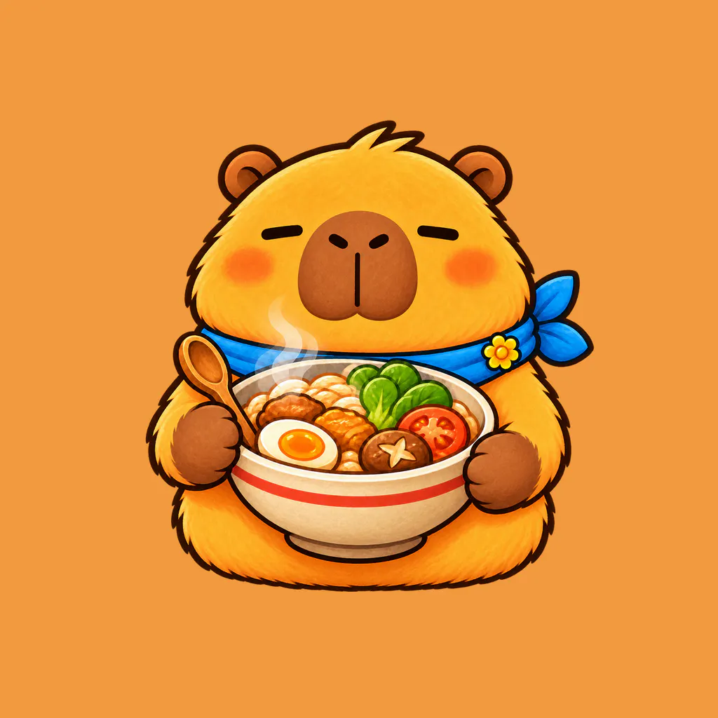 Capy eats 