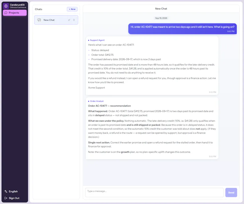 CerebrumKit screenshot 1