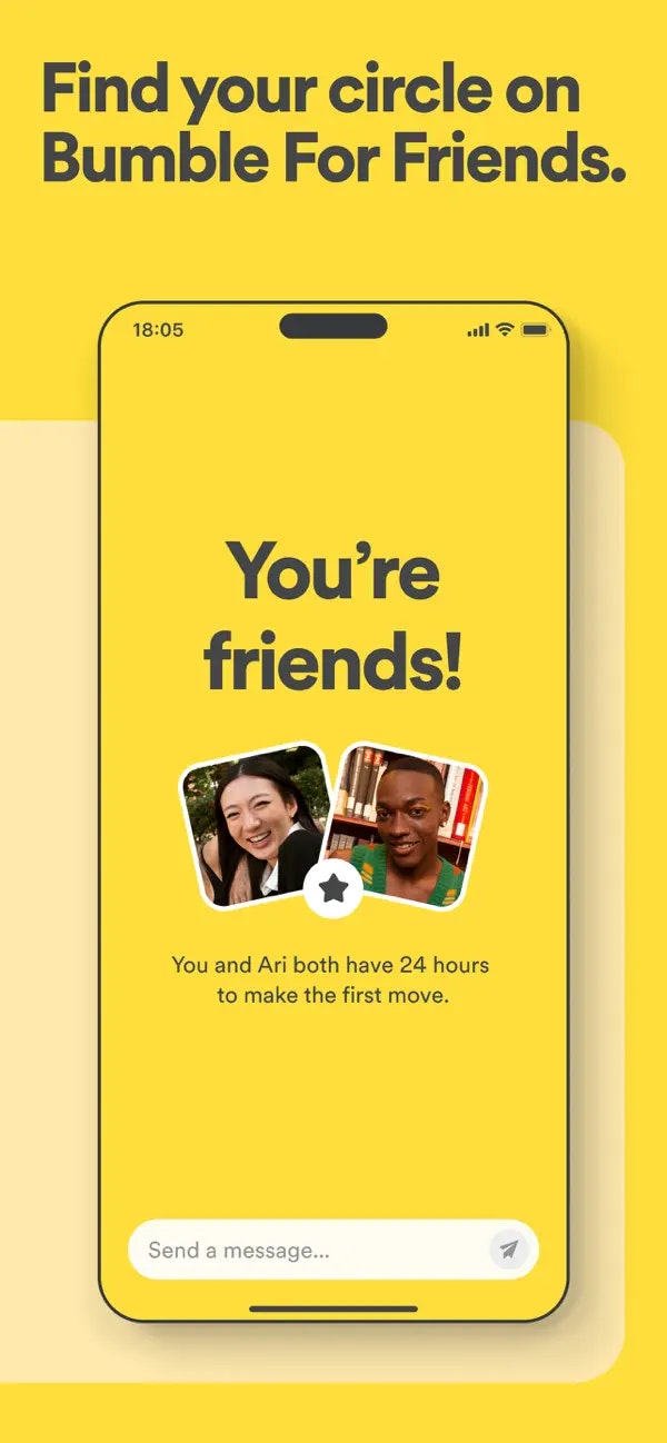 Bumble für Freunde media 7